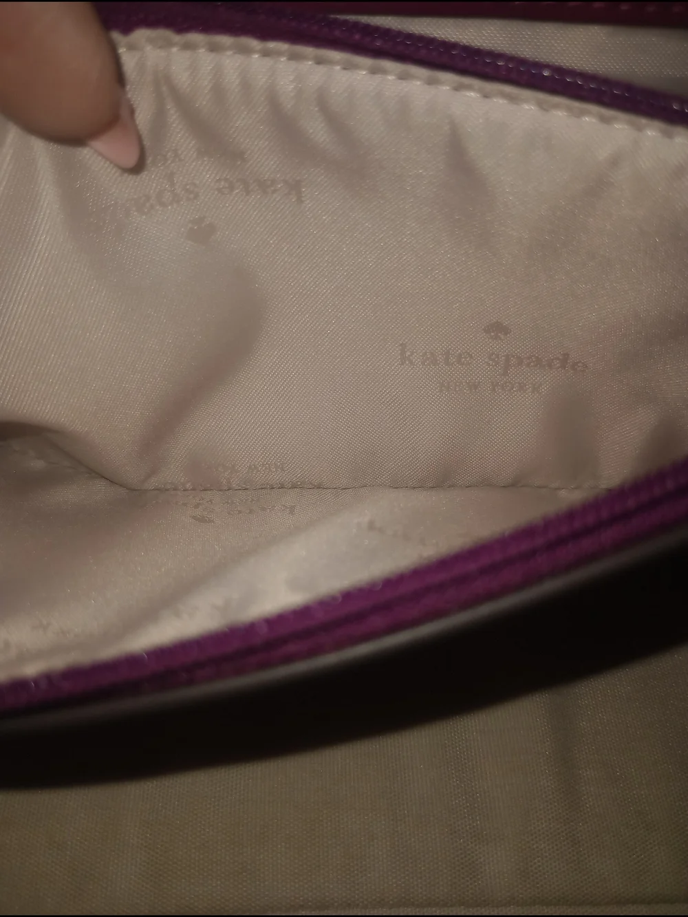 Kate Spade Kenzie Medium Flap Wristlet In Dark Raspberry